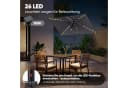 Sekey Sonnenschirm 210 x 140 cm Aluminum mit LED-Solar-Beleuchtung Bild 5