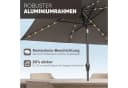 Sekey Sonnenschirm Rechteckig 300x200 cm mit LED-Lichtern Bild 1
