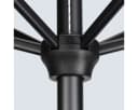Sekey 8-Eckiger Marktschirm 330cm Braun mit Kurbel & LED Bild 5