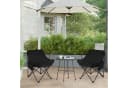 SUNULA Campingstuhl Faltbar mit Tragetasche Schwarz 2er Set Bild 3