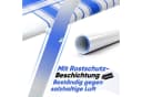 Sekey Campingstuhl Faltbar mit Buchenholz-Armlehnen Blau/Weiß Bild 5