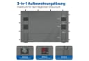 Sekey Pavillon-Seitenwand Grau Multifunktional mit 6 Taschen Bild 4