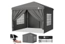 SUNULA Faltpavillon 3x3 m Gartenpavillon mit 4 Seitenteilen Bild 2