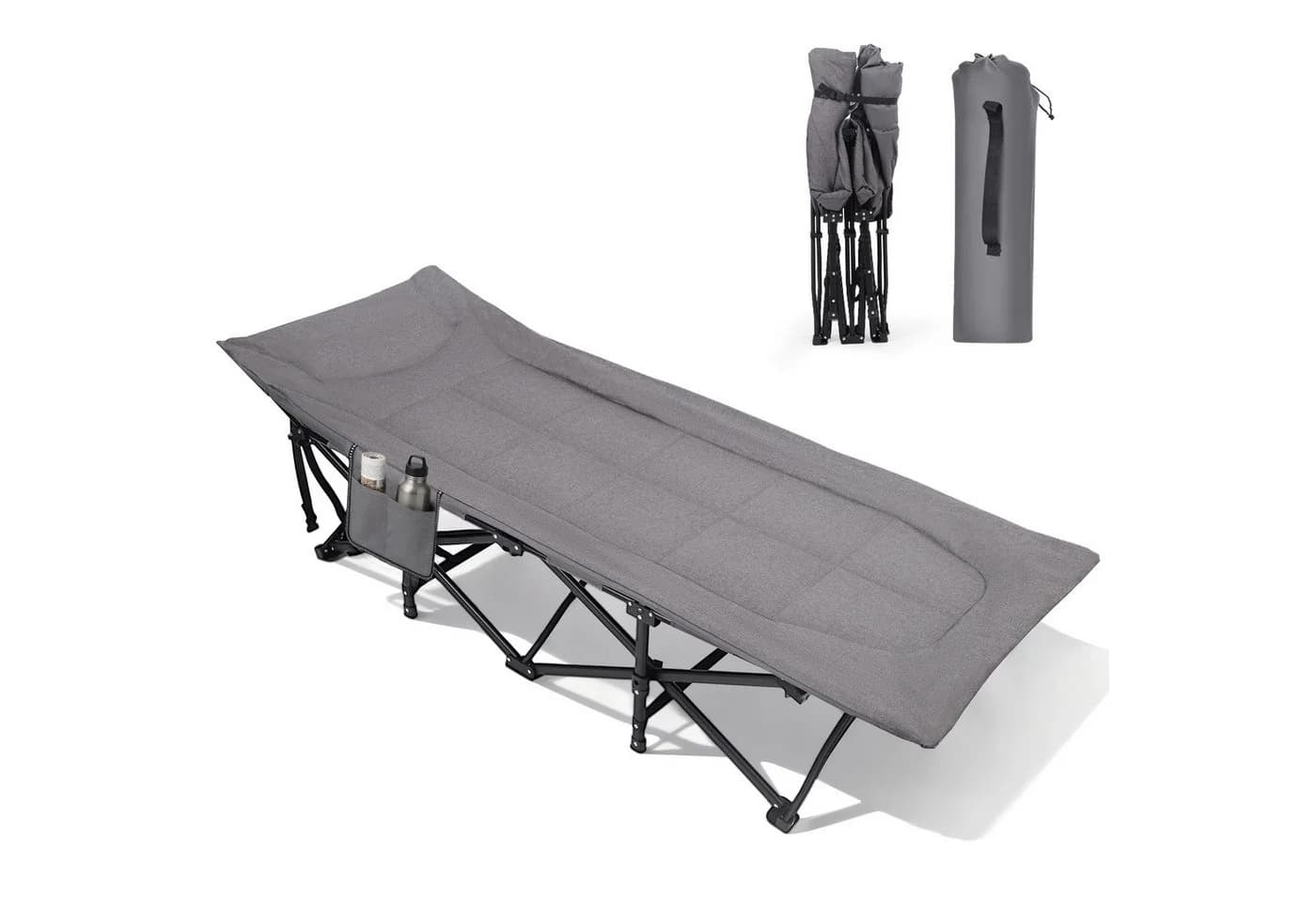 Sekey Campingbett Klappbar mit Matratze bis 200 kg - Bild 2