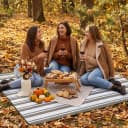 Sekey Picknickdecke Wasserdicht 200x200 cm 3-Schicht Bild 1