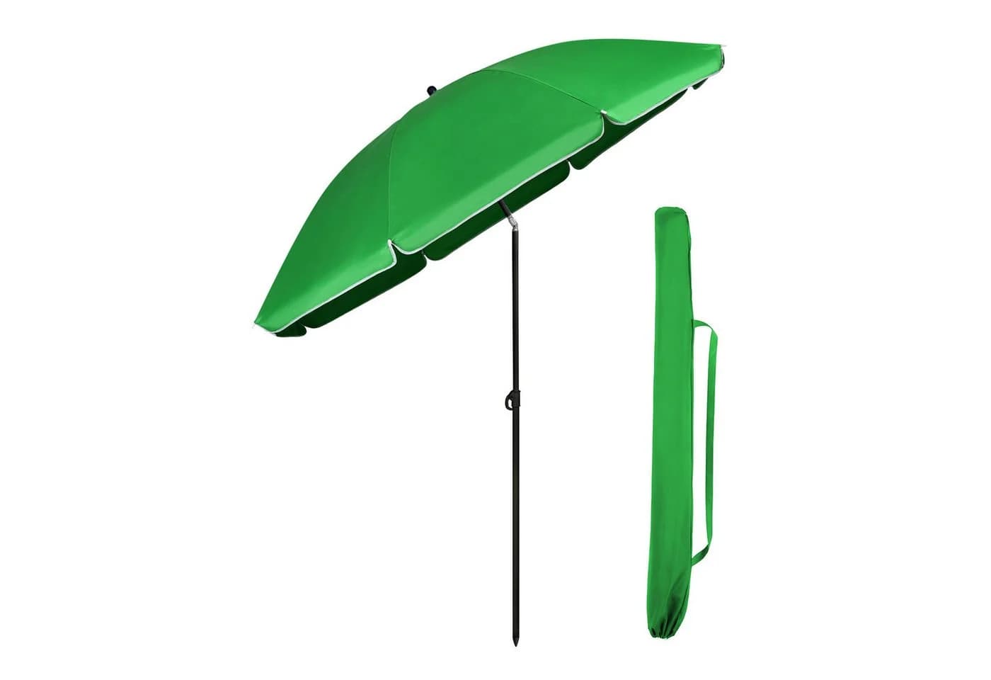 Sekey Sonnenschirm 180 cm Grün mit Schutzhülle - Bild 2
