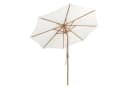 Sekey Sonnenschirm 300x300 cm Holzoptik Creme Bild 4
