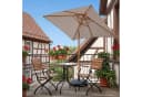 Sekey Sonnenschirm 200x150 cm Holzoptik Balkonschirm Knickbar Bild 2