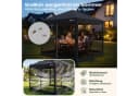 Sekey Faltpavillon 3x3m Schwarz mit Moskitonetz Bild 1