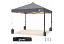 Sekey Faltpavillon Grau mit Solar-LED-Beleuchtung und UPF 50+ Bild 2