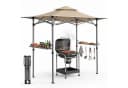 Sekey Grillpavillon Faltbar 250x150cm Taupe Wasserdicht Bild 2