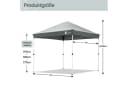 SUNULA Faltpavillon 3x3m wasserdicht, Partyzelt stabil, UV-Schutz 50+ Bild 1