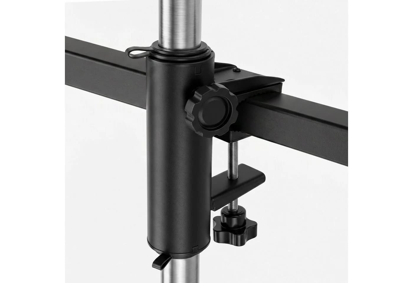 Sekey Balkonklammer Sonnenschirmhalter Schwarz für Geländer 19-38 mm - Bild 2