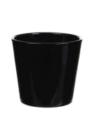 INNA-Glas Blumentopf Keramik Schwarz Ø 13,5 cm Bild 2