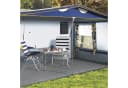 Arisol Vorzeltteppich 250x600cm 100% PP grau inkl Clips Bild 5