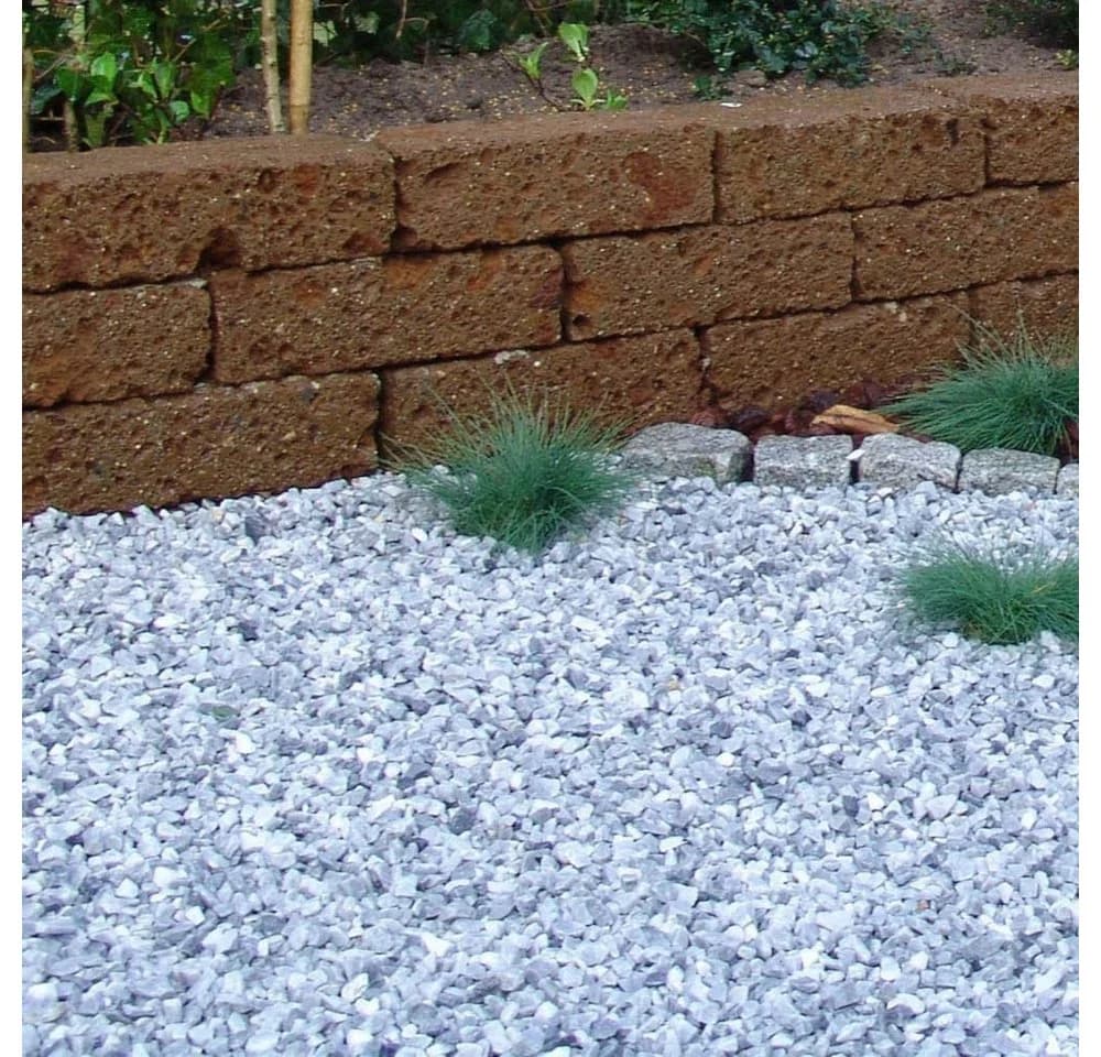 CM-Gartendesign Ice blue Marmorsplitt 25/40mm Blau/Grau 20kg - Bild 3