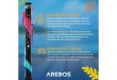 Arebos Solardusche 40 L Schwarz/Silber mit Thermometer & Fußdusche Bild 5