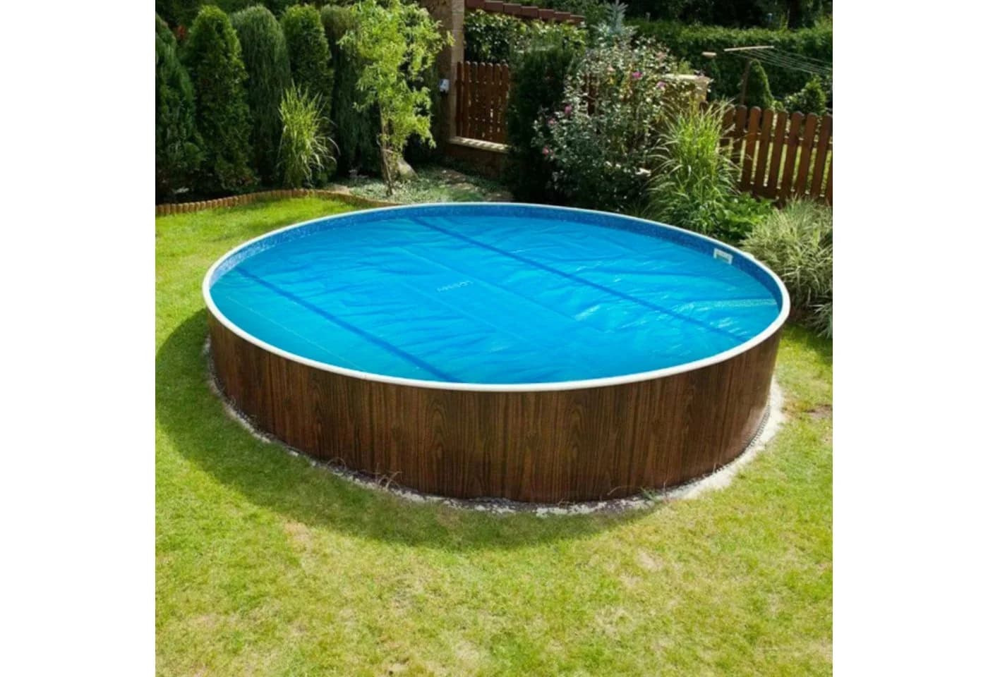 AREBOS Solarabdeckplane Blau 3,05m Pool Heizung