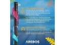 Arebos Solardusche 60 L Schwarz mit Thermometer, Handbrause & Fußdusche Bild 5
