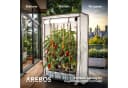 Arebos Tomatengewächshaus mit UV-beständigem PE-Film und Stahlrahmen Bild 4