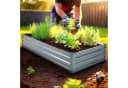 Arebos Hochbeet Metall 2er Set Gartenbeet Pflanzbeet Bild 1
