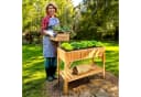 Arebos Hochbeet Holz 191,4 Liter für Kräuter, Gemüse & Blumen Bild 1