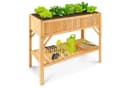 Arebos Hochbeet Holz 191,4 Liter für Kräuter, Gemüse & Blumen Bild 2