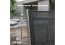 Arebos Klappstuhl Gartenstuhl 4er Set - Dunkelgrau Bild 5