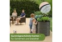 Arebos Hochbeet Metall Oval Anthrazit 240x80x78cm Bild 5
