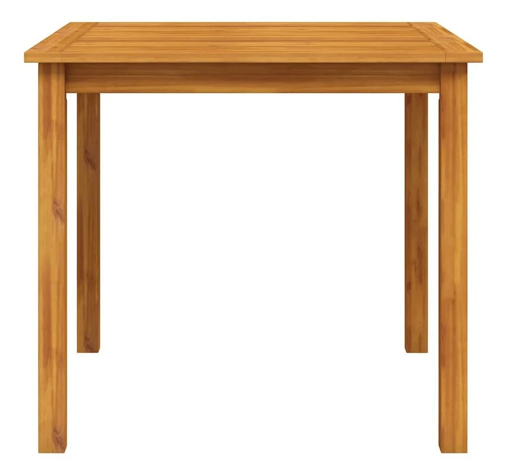 furnicato Gartentisch Esstisch aus Massivholz 85x85 cm Natur - Bild 3