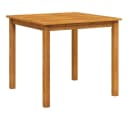 furnicato Gartentisch Esstisch aus Massivholz 85x85 cm Natur Bild 4