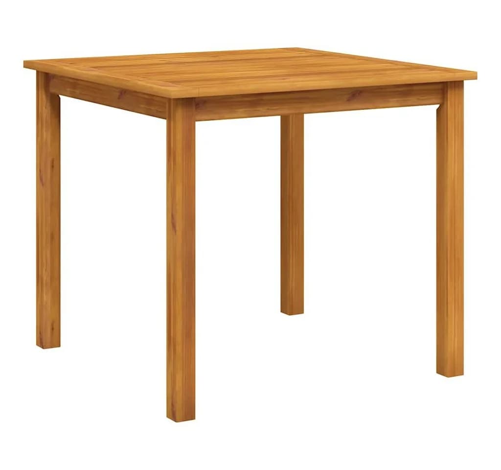 furnicato Gartentisch Esstisch aus Massivholz 85x85 cm Natur - Bild 4