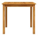 furnicato Gartentisch Esstisch aus Massivholz 85x85 cm Natur Bild 5