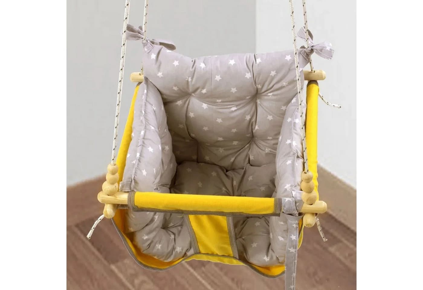 Jungengel Babyschaukelsitz Indoor Hängeschaukel 60kg Traglast - Bild 5