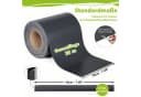Ribelli Sichtschutzstreifen PVC Anthrazit Grau Grün 35m x 19cm mit 30 Clips Bild 1