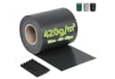 Ribelli Sichtschutzstreifen PVC Anthrazit Grau Grün 35m x 19cm mit 30 Clips Bild 2