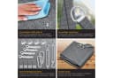 KESSER Sonnensegel Grau HDPE wasserabweisend 2x2m Bild 3
