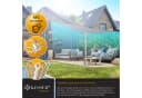 KESSER Sonnensegel Grau HDPE wasserabweisend 2x2m Bild 4