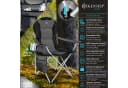 KESSER Campingstuhl Faltbar Anthrazit 150kg Tragkraft mit Taschen Bild 2