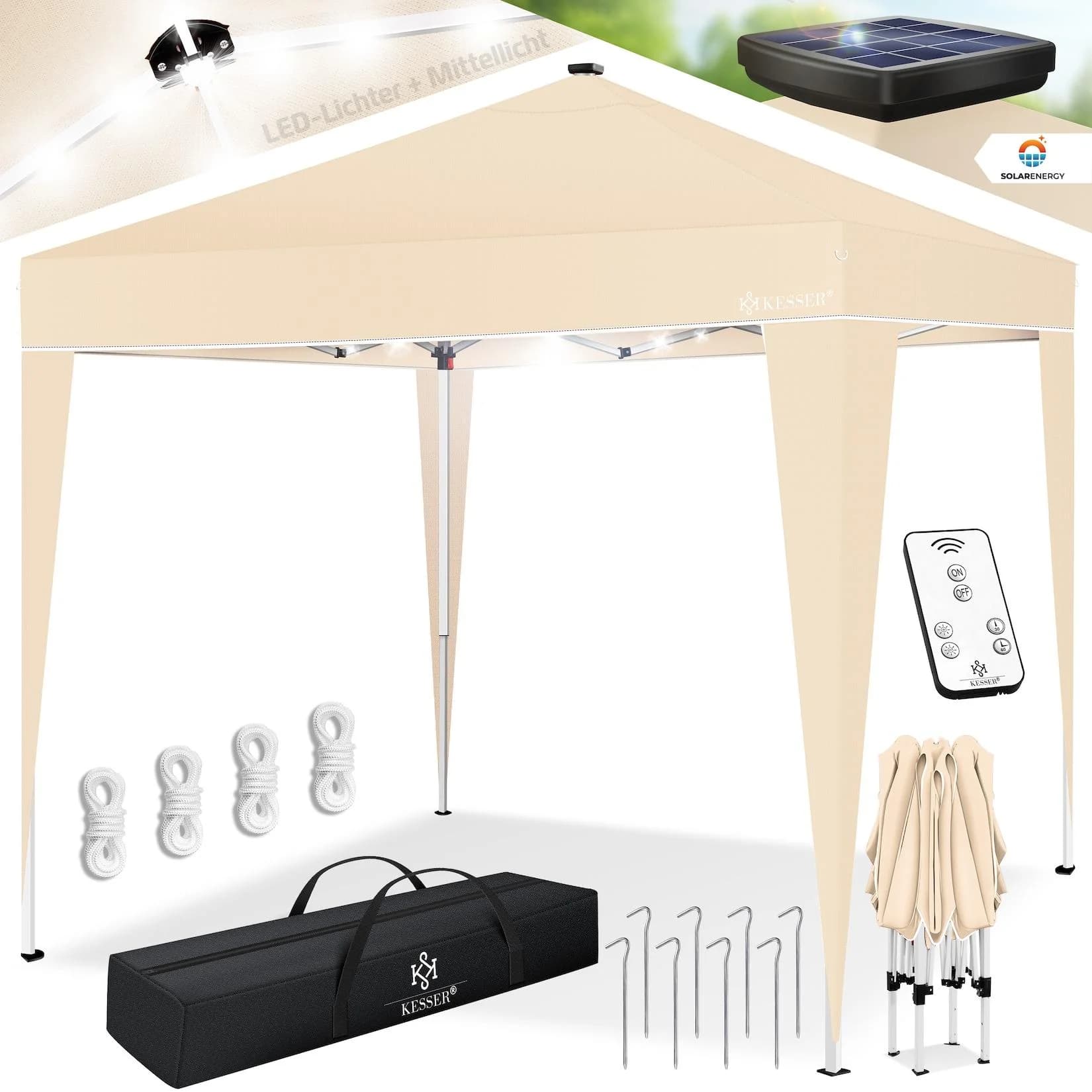 Pavillon aus 220D-Oxford-Gewebe für Garten und Partys