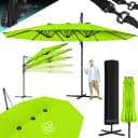 KESSER® Doppelsonnenschirm 4,6m x 2,7m Ampelschirm Bild 1