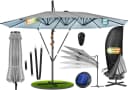 Neigbarer und kippbarer Sonnenschirm aus Aluminium Bild 2