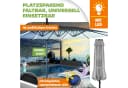 Neigbarer und kippbarer Sonnenschirm aus Aluminium Bild 4