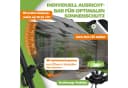 Neigbarer und kippbarer Sonnenschirm aus Aluminium Bild 5