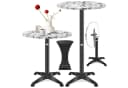 KESSER® 2in1 Stehtisch klappbar Bistrotisch Aluminium Edelstahlplatte höhenverstellbar Bild 3