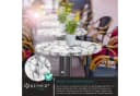 KESSER® 2in1 Stehtisch klappbar Bistrotisch Aluminium Edelstahlplatte höhenverstellbar Bild 4