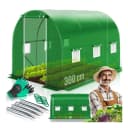 KESSER® Folien-Gewächshaus Stabil mit Fenstern und Moskitonetz Bild 1