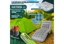 KESSER Campingliege Klappbar Grau/Blau mit Kissen Bild 1