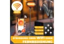 KESSER Terrassenstrahler Infrarot Schwarz WLAN Fernbedienung 2000W Bild 1