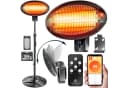 KESSER Terrassenstrahler Infrarot Schwarz WLAN Fernbedienung 2000W Bild 2